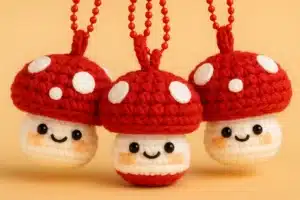 mushroom pop it crochet work in progress pattern